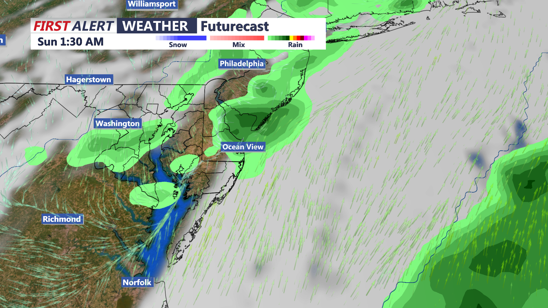 WEEKEND SHOWERS